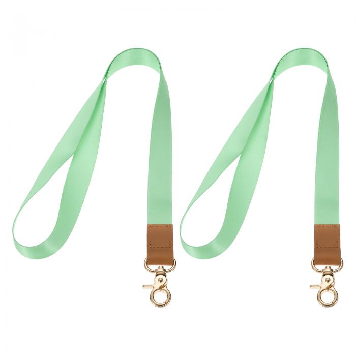 PATIKIL ネックストラップ 2セット ロングIDバッジストラップ ロブスタークラ スプ付き 教師用 女性 男..