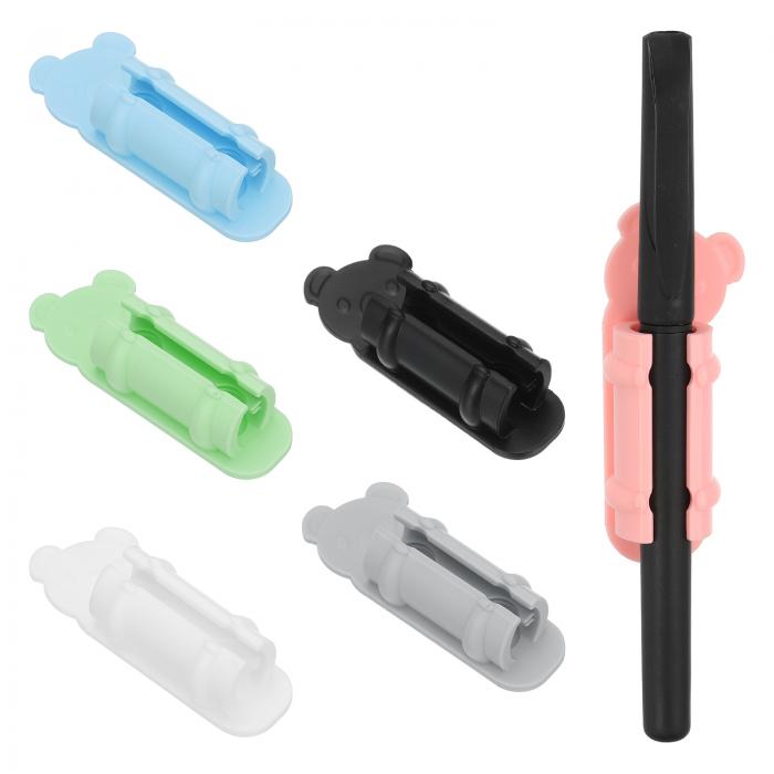 PATIKIL デスク用ペンホルダー 6個入りの粘着性ペンホルダーシリコン製ペンホルダー ベアベース 教室や..