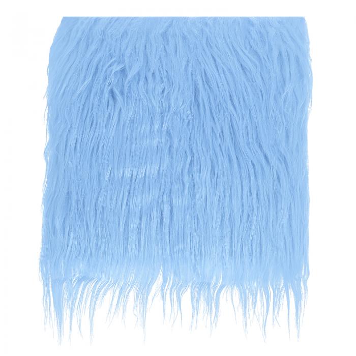 PATIKIL ふわふわ フェイクファー生地四角形 10 x 10