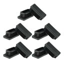 PATIKIL プラスチック製の長方形ホールプラグ 20x40x17mm 10個入り 長方形金属チューブ用エンドキャップ 家具の椅子の脚 フェンスポスト パイプ...