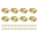 PATIKIL 小さな金属製ボックストグルラッチ 8個入りのビンテージハスプラッチロックバックルハードウェア 木製宝飾品キャビネット 工具箱 普通のボックス用取...