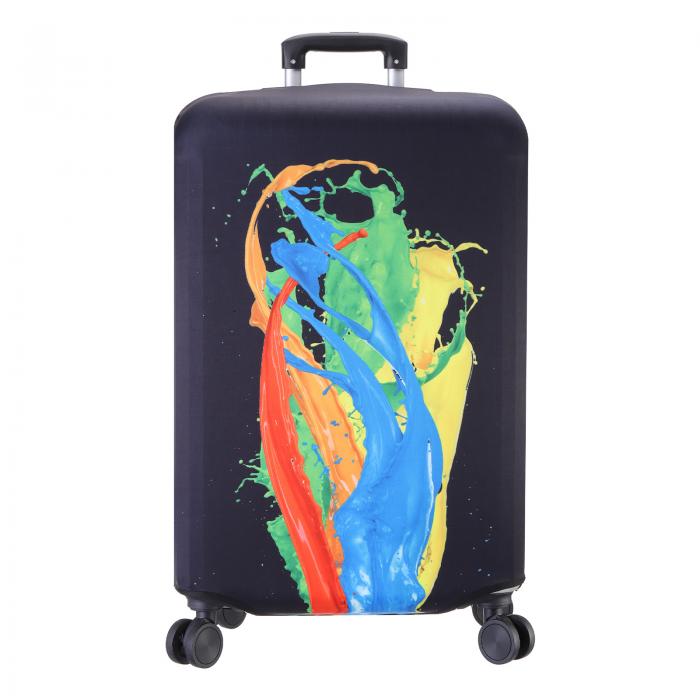 PATIKIL ラゲッジカバー 22-24" ファッションスーツケースカバープロテクター アンチスクラッチトラベ..