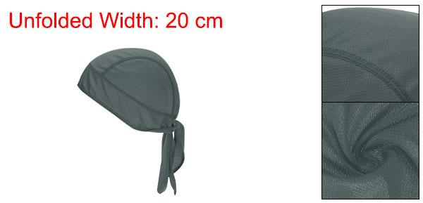 PATIKIL 吸汗キャップ スカルキャップフットボールメンズデューラグ通気性クーリングライナーバンダナサイクリングランニングスポーツハット ダークグレー 2