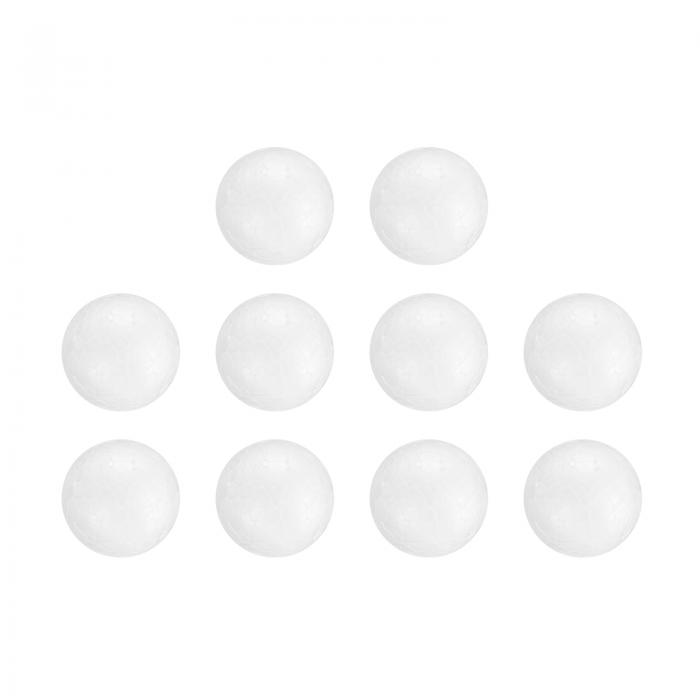 uxcell 60個 白いフォームボール 0.6インチ ポリスチレンクラフトフォームボール アート 家庭用 DIY パ..