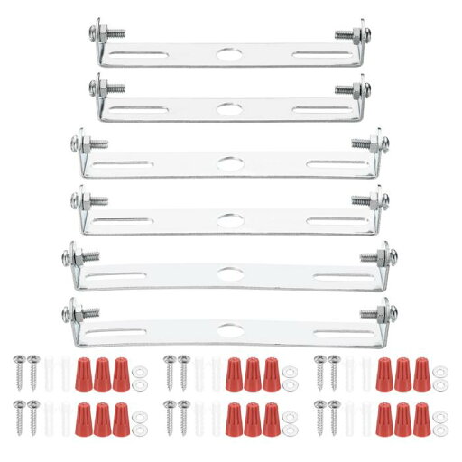 PATIKIL 6セット4.13" 4.53" 4.72"ユニバーサル照明器具取り付け スタンドキット 6セットライトクロスバーてんじょう照明プレート 壁照明てんじょう照明ペンダントシャンデリア用ネジ付き PATIKIL 6セット4.13" 4.53" 4.72"ユニバーサル照明器具取り付け スタンドキット 6セットライトクロスバーてんじょう照明プレート 壁照明てんじょう照明ペンダントシャンデリア用ネジ付き
