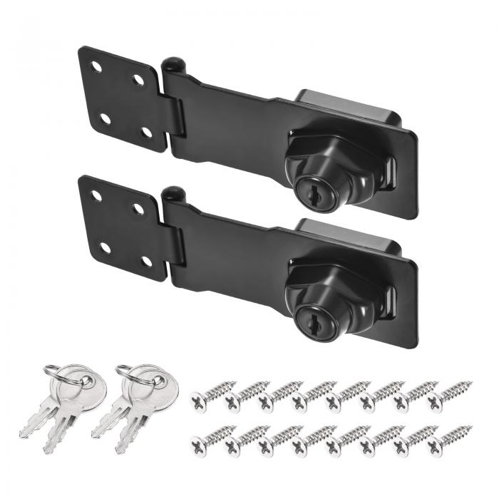 PATIKIL キー付きハスプロック 2個入り4