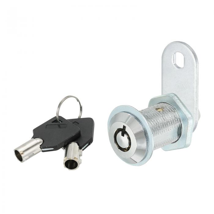 PATIKIL キャビネットカムロック 鍵付き 1-1/6