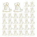 PATIKIL かわいいペーパークリップ 30個 犬 形 ペーパークリップ 金属製 面白いブックマーク プランナークリップ ホームオフィス用デスクファイル整理用...