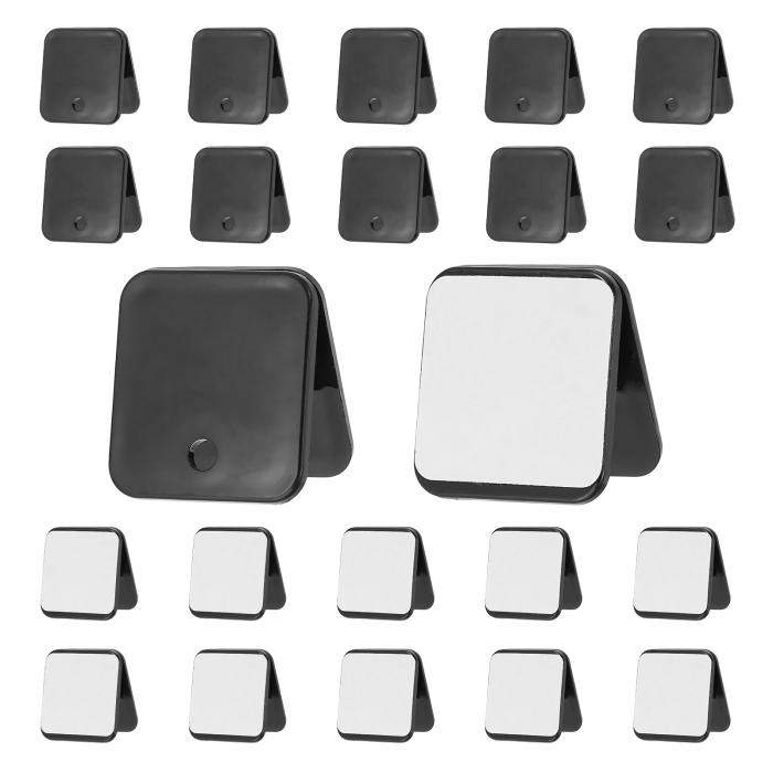 PATIKIL セルフアドヘーシブクリップ 36個のプラスチック製長方形タペストリーハンガースティッキーク..