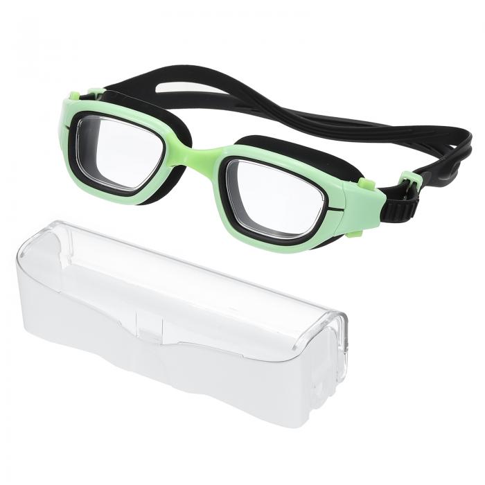 PATIKIL ユニセックス用スイムゴーグル プール用スイミングゴーグル サンライト耐性 漏れなし ティーンエイジャー用 緑/黒