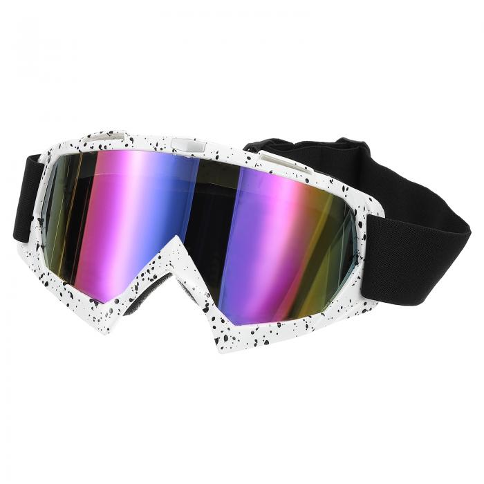 商品詳細 特徴 【属性1】カラー：ホワイトカラフルレンズ；素材：TPU、強化PC；全体サイズ：17.5 x 10 cm / 6.8 x 4"（縦×横）；パッケージリスト：1個 x ライディングゴーグル【属性2】利点：オートバイゴーグルは強化PCレンズを使用しており、耐傷性と耐衝撃性があります。ゴーグルレンズは透明でクリアであり、ワイドフレームデザインは広い視野を提供します。TPUフレームは優れたタフネスと弾力性を持ち、曲げられ、耐摩耗性があり、軽量で頭を負担しません。フレームの周囲には柔らかいスポンジが入っており、着用が快適で、熱を放散し、曇りを防ぎます。【属性3】取扱説明：ATVダートバイクオートバイゴーグルは調整可能な防滑ベルトを着用し、簡単に調整でき、滑りません。これらのゴーグルはさまざまなヘルメットと使用でき、安全を確保します。【属性4】用途：ライディングゴーグルは優れた保護具であり、オートバイ、モトクロス、ATVゴーグルマウンテンバイク、レーシングバイク、パワースポーツ、MXゴーグルなどのゴーグルとして使用できます。【属性5】注意：必要に応じてストラップサイズを調整してください。【商品説明】スキーゴーグルは顔に密着し、目の周りを風から守り、水やほこりから目を守ります。オートバイ、モトクロス、マウンテンバイク、スキー、アウトドアスポーツ、スカイダイビングなどのゴーグルとして使用できます。仕様カラー：ホワイトカラフルレンズ素材：TPU、強化PC全体サイズ：17.5 x 10 cm / 6.8 x 4"（縦×横）パッケージリスト：1個 x ライディングゴーグル利点オートバイゴーグルは強化PCレンズを使用しており、耐傷性と耐衝撃性があります。ゴーグルレンズは透明でクリアであり、ワイドフレームデザインは広い視野を提供します。TPUフレームは優れたタフネスと弾力性を持ち、曲げられ、耐摩耗性があり、軽量で頭を負担しません。フレームの周囲には柔らかいスポンジが入っており、着用が快適で、熱を放散し、曇りを防ぎます。取扱説明ATVダートバイクオートバイゴーグルは調整可能な防滑ベルトを着用し、簡単に調整でき、滑りません。これらのゴーグルはさまざまなヘルメットと使用でき、安全を確保します。注意：必要に応じてストラップサイズを調整してください。 注意書き 【注意事項】 ・当店でご購入された商品は、原則として、「個人輸入」としての取り扱いになり、すべて中国の広東省からお客様のもとへ直送されます。 ・ご注文後、1〜3営業日以内に配送手続きをいたします。配送作業完了後、遅くとも1ヶ月程度でのお届けとなります。 ・個人輸入される商品は、すべてご注文者自身の「個人使用・個人消費」が前提となりますので、ご注文された商品を第三者へ譲渡・転売することは法律で禁止されております。 ・関税・消費税が課税される場合があります。 詳細はこちらご確認下さい。 ＊色がある場合、モニターの発色の具合によって実際のものと色が異なる場合がある。