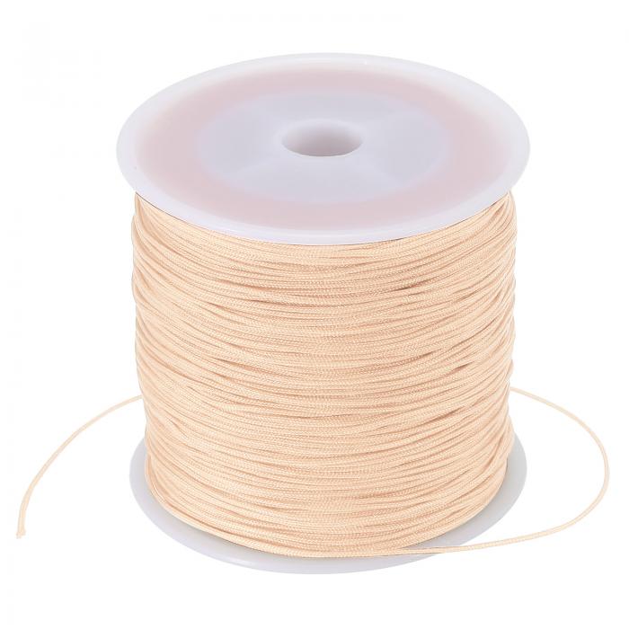PATIKIL 0.8mm x 109ヤード ナイロンサテンコード ナイロンビーディングストリングノッティングコード..