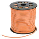 PATIKIL 100ヤード×2.6mmフェイクスエードレザーコード ブレスレットネックレスビーズ作りDIYクラフト用レザーレースストリング オレンジピンク