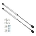 Motoforti ユニバーサルリフトサポートストラットガススプリング17インチ/430mm 80lb/355N/35.5kg シルバートーン 車蓋 ボート ハ...