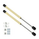 Motoforti ユニバーサルリフトサポートストラットリフトサポートショック12インチ/305mm 25lb/110N/11kg イエロー