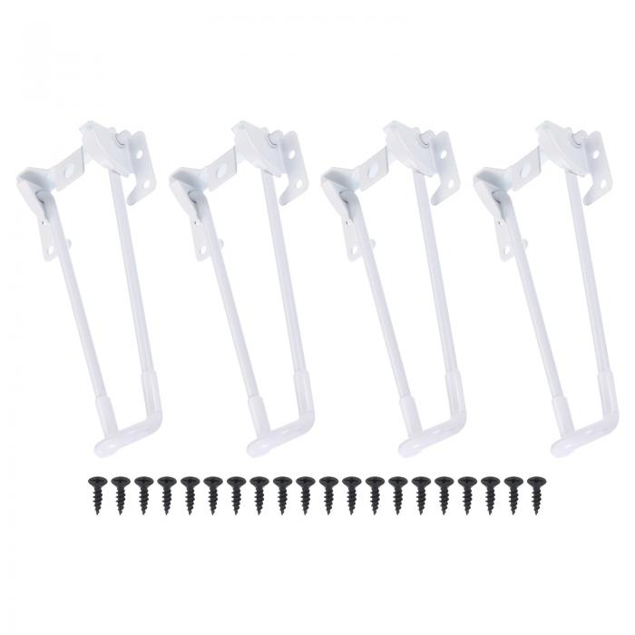 uxcell 折りたたみテーブル脚 4本セット 22cm(8.7") メタル製 折りたたみ式テーブル脚 家具 ホームDIY..