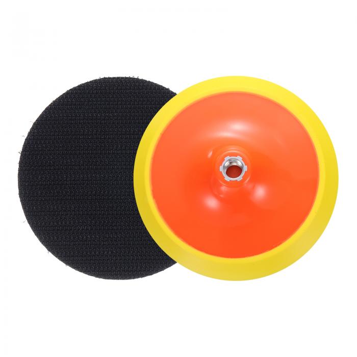 uxcell 5/8" 11スレッド付きのダイヤモンド研磨仕上げ研磨バフパッド用7"フックアンドループバックサン..