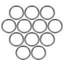 uxcell 32個 Oリングバックル 32mm/1.3