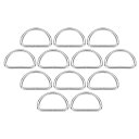 uxcell 30個のメタルDリングバックル1-1/2
