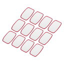 uxcell 20個 サブリメーションパッチ空白 10x6cm/3.94x2.36