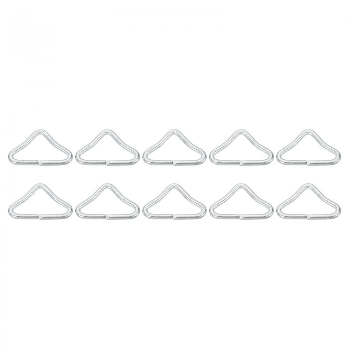 uxcell トランポリン三角バックル 三角リングバックル Vリング トランポリン バッグストラップリング ..