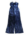 Allegra K グリッター Vネック ジャンプスーツ レディース ノースリーブ スパゲッティ ストラップ キャミ ロンパース ジャンプスーツ パーティー ク...