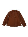 Allegra K 無地シャツ 長袖ブラウス トップス ボタンダウン シャツ メッシュシアー レディース ブラウン XL