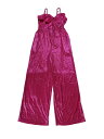 Allegra K グリッター Vネック ジャンプスーツ レディース ノースリーブ スパゲッティ ストラップ キャミ ロンパース ジャンプスーツ パーティー ク...