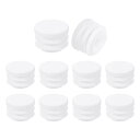 uxcell 10個の丸いプラスチックプラグ チューブエンドキャッププラグ 18mm(0.71