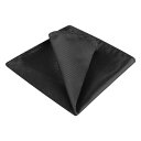 Allegra K ポケットチーフ 結婚式 メンズ ポケットチーフ グリッド柄 ビジネス パーティー プレゼント おしゃれ 22x22cm