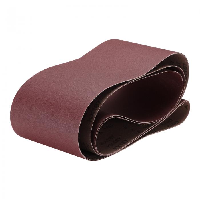 uxcell 2pcs 6" x 89" サンディングベルト 180グリット アルミニウムオキサイド研磨ベルトサンダーペー..