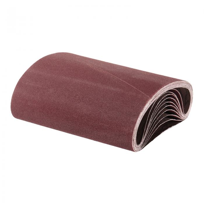 uxcell 10個 8" x 19" サンディングベルト 100番グリット アルミニウムオキサイド研磨ベルトサンダーペ..