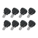 uxcell 8個 M5 x 10mm ニュート付きクランピングノブ 304ステンレススチールサムスクリュークランピングノ茶色ドハンドスレッドハンドボルトスタッ...