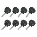 uxcell 8個M3 x 15mmノブ 304ステンレス鋼サムネジクランプノブ 丸い手ねじ付きハンドボルトスタッドノブ14mm 機械用
