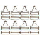 uxcell 全体バックル 8セット レトロメタルサスペンダー交換バックル 45mm(1-3/4")内幅 トラウザーズ コッ トンジャケット ジーンズ用 銅色トーン