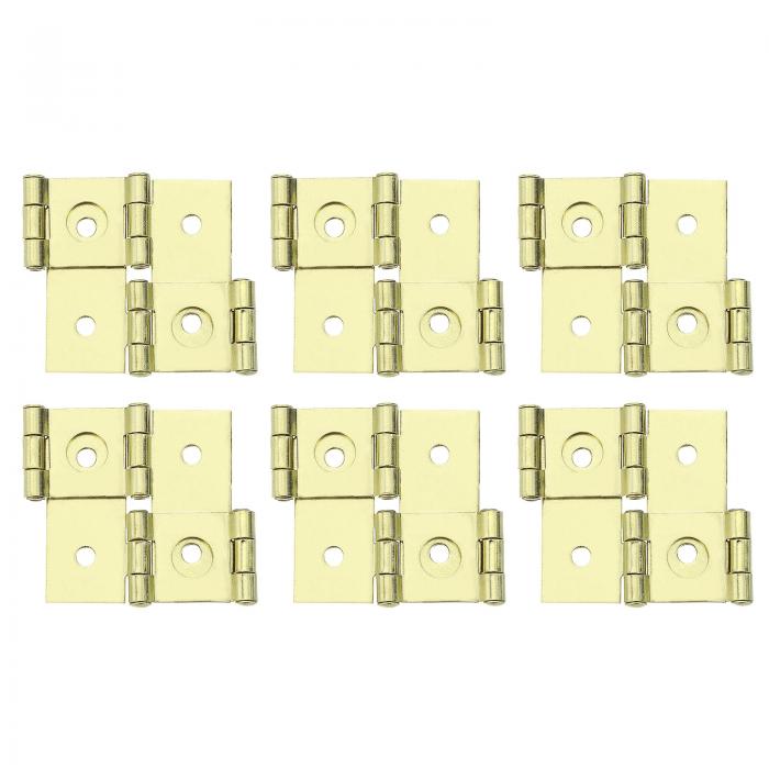 uxcell ダブルアクションヒンジ 折りたたみスクリーン 6個 2.13