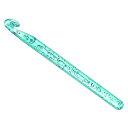 uxcell 大きなかぎ針 12mm エルゴノミック ニット かぎ針 プラスチック 巨大なかぎ針 DIY 編み物 毛布 織り編み 用 緑