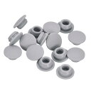 uxcell 18個 シリコンプラグ 10-10.5mm 穴用ラバーラウンドスナップインロッキングホールプラグ 金属管用 防水ホールプラグ 家具エンドキャップ挿...