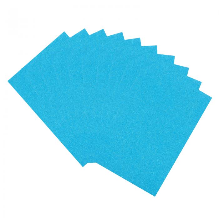 uxcell 10シート グリッターフォームシートクラフト7.9 x 11.8"粘着シートEVAフォームシートアートクラ..