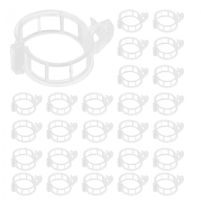 uxcell トレリスクリップ 植物サポートクリップ 直立成長用ガーデンクリップ 野菜 ブドウ トマト つる..