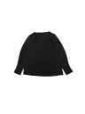 Allegra K ドレッシー カジュアル長袖シャツ レディース Vネック ビジネス ワーク ブラウス トップス ファッション アウトフィット ブラック XL