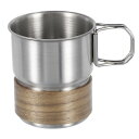 uxcell 304ステンレスカップ ハンドルとスリーブ付き 10oz 二重壁ウォーターグラスカップ 飛散防止ドリンクタンブ ラー 自宅 オフィス バー レスト...