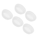 uxcell 5個 シリコンスナップインロッキングホールプラグ 29mm / 1.1インチ取り付け直径狭溝幅2.5mmパネルシールカバーラウンドキッチンバルクヘッド防水シーリングプラグクリア(4)