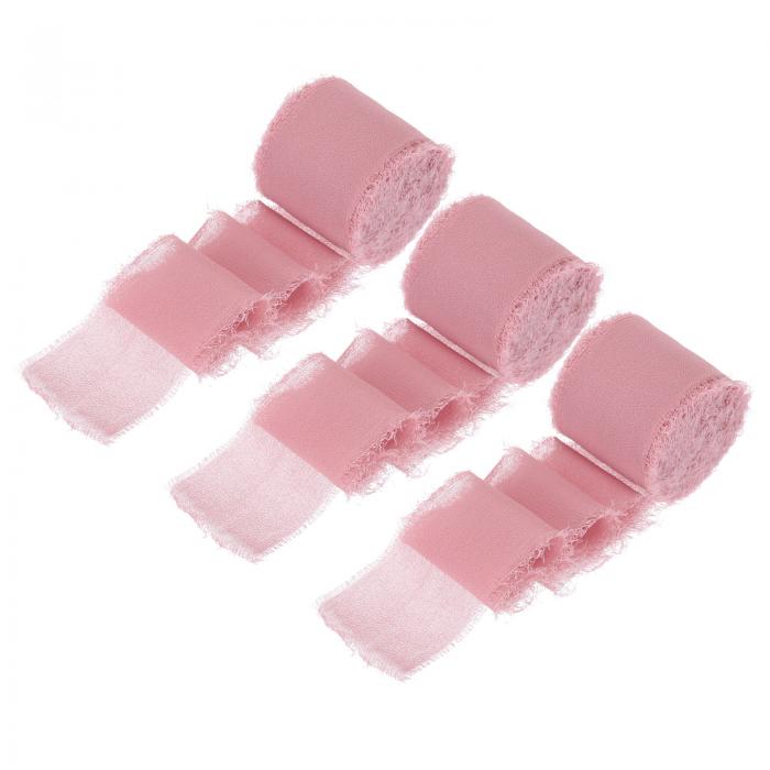 uxcell シフォンリボン 1.5