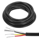 uxcell レッド黒黄白ワイヤー4ピン延長ケーブルコード電線16 AW G並列ワイヤー酸素フリー銅10フィート長LEDストリップライト用