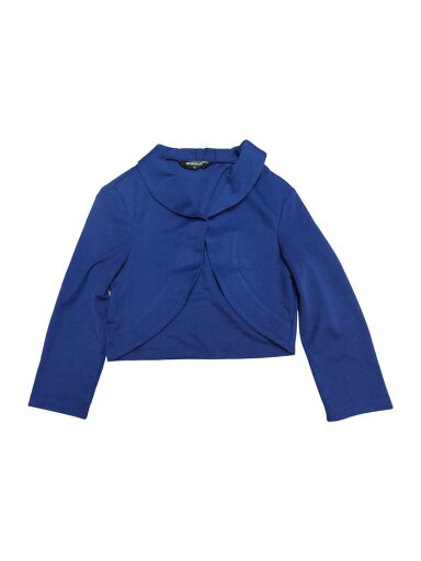 Allegra K ボレロ カーディガン シュラッグ ドレス用 襟付き レディース ロイヤルブルー XS Allegra K ボレロ カーディガン シュラッグ ドレス用 襟付き レディース ロイヤルブルー XS