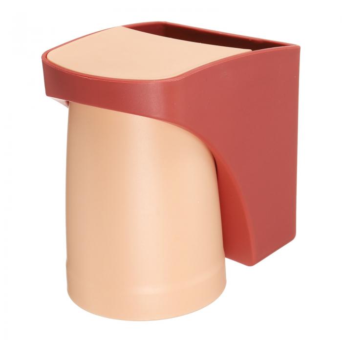 uxcell マグネット歯ブ ラシホルダー 直径7.5 cmのカップ付き 歯磨き粉オーガナイザー 歯ブ ラシホルダ..