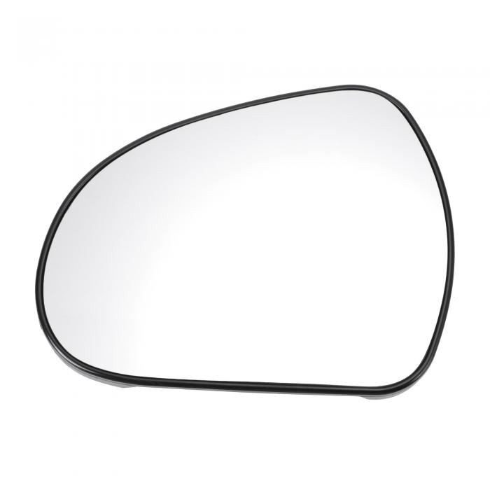 X AUTOHAUX プジョーに対応207 2006-2015用の車のリアビュー左ドライバーサイドミラーガラス交換W /バックプレートコンベックス非加熱ホワイトガラスプジョーに対応308 2007-2013用