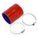 X AUTOHAUX 内径76mm-80mm 長さ100mm ストレート シリコンホース インタークーラーパイプ シリコンチューブ ラジェーターホース 耐熱ホー...