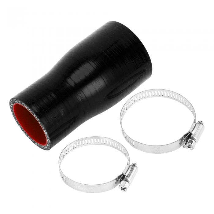 X AUTOHAUX 内径35mm-45mm 長さ100mm ストレート シリコンホース インタークーラーパイプ シリコンチューブ ラジェーターホース 耐熱ホース 4層強化 燃料ホース クーラントホース 自動車 建設機械 工業用 汎用 研究機器 農業機械 耐圧力 耐久 1セット